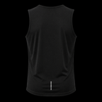 Unisex Vest race bip zip pocket in black