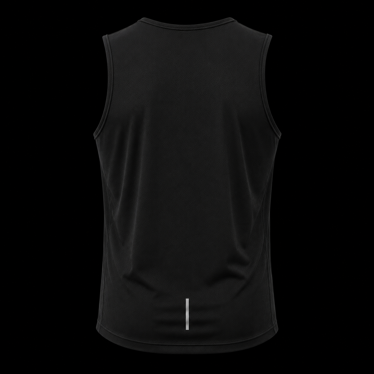 Unisex Vest race bip zip pocket in black