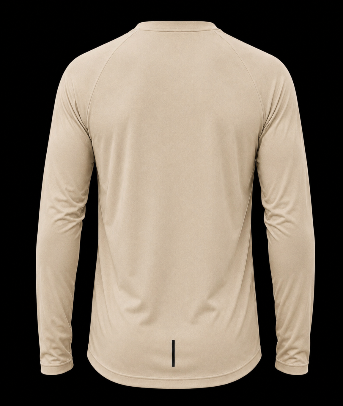 Unisex Long sleeve race bip zip pocket in beige