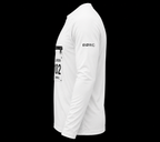 Unisex Long sleeve race bip zip pocket in white