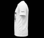 Unisex T-shirt race bip zip pocket in white