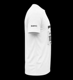 Unisex T-shirt race bip zip pocket in white