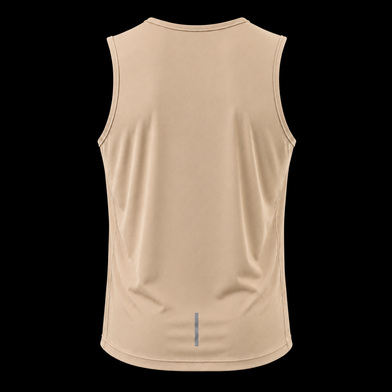 Unisex Vest race bip zip pocket in beige